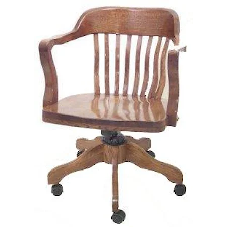 English Oak Office Chair